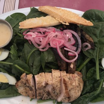 Carnation Cafe - Spinach and chicken salad without feta cheese-so so good - American Near Me - Anaheim, California Carnation Cafe - Spinach and chicken salad without feta cheese-so so good - American Near Me - Anaheim, California