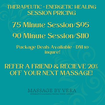 Massage by Vera - Massage Therapy Near Me - Oklahoma City, Oklahoma Massage by Vera - Massage Therapy Near Me - Oklahoma City, Oklahoma