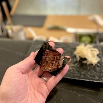 Kawa Omakase - Seared wagyu on nori - Sushi Bars Near Me - New York, New York Kawa Omakase - Seared wagyu on nori - Sushi Bars Near Me - New York, New York
