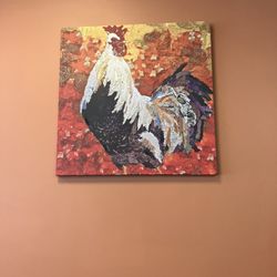 Purple Rooster Cafe - Original artwork