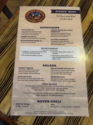 Menu photo 5 Cowboy Cookin' Wickenburg, AZ