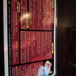 Papi’s Pizza Pub - Menu side 1