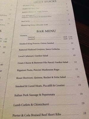 Menu photo 2 Publishers Hotel Adelaide, SA