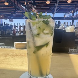 Cucumber mint cooler (mocktail)