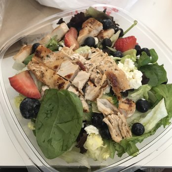 Wendy's - a salad in a plastic container - Burgers Near Me - Pelham, Alabama