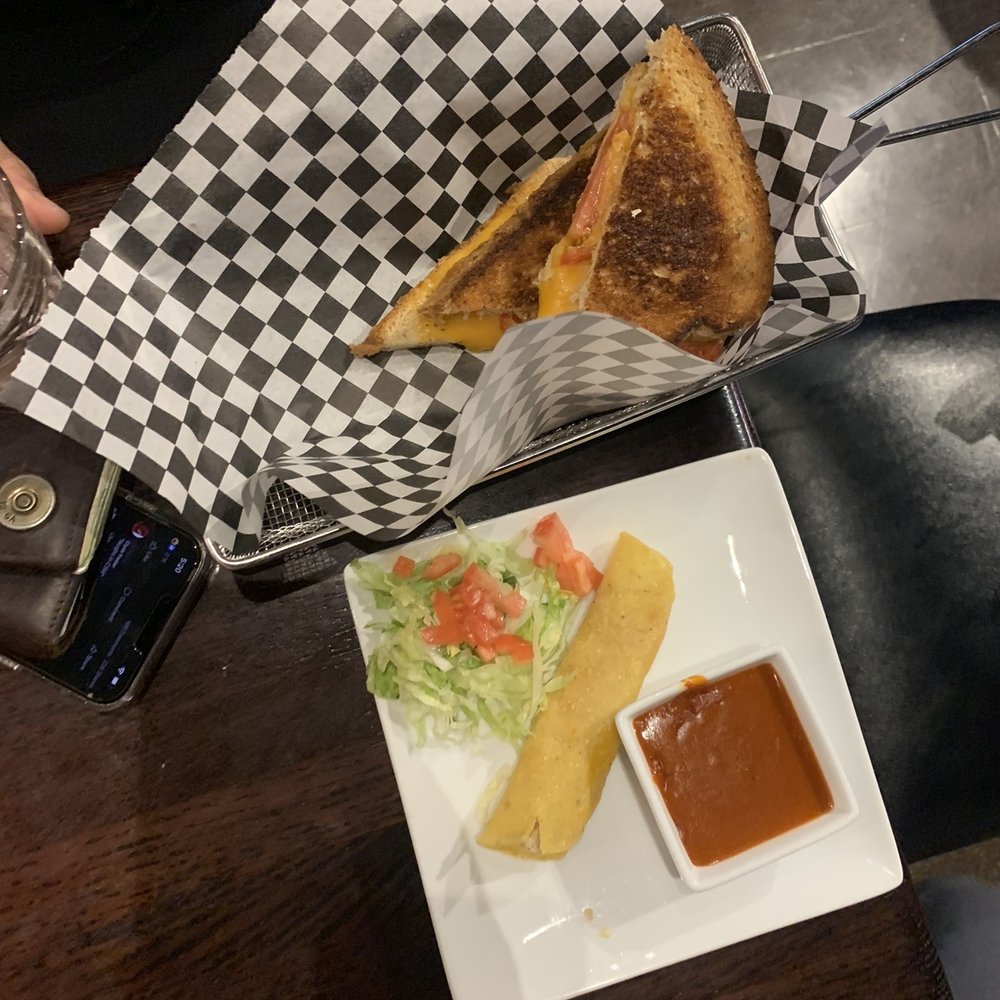 Portal Cafe - Grilled cheese sandwich with enchilada and red sauce - Mexican Near Me - Portal, Arizona Portal Cafe - Grilled cheese sandwich with enchilada and red sauce - Mexican Near Me - Portal, Arizona