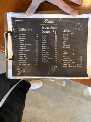 Menu photo 1 The Homesteader Bridgeport, TX