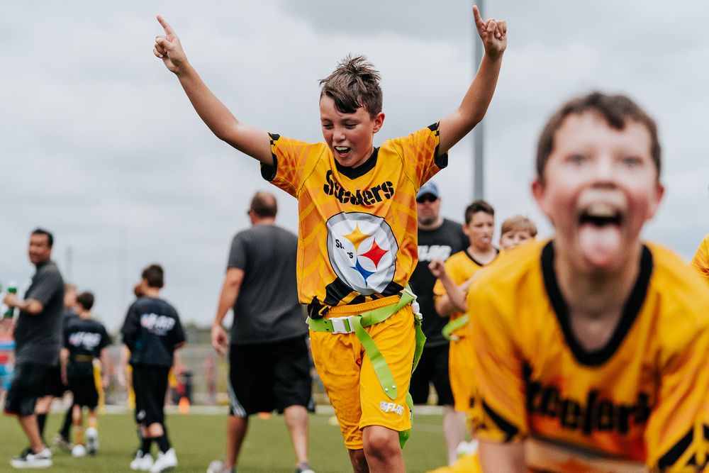 Dolphins Flag Football League Logo