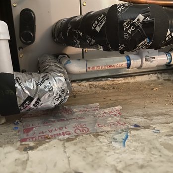 Royal Air Conditioning - Have to squish filter just to get it in the bottom. - Heating & Air Conditioning/HVAC Near Me - Houston, Texas