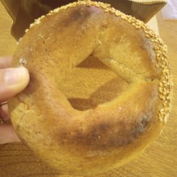 Whole grain bagel. $1.85 each. $14.95 for a dozen. Whole grain bagel. $1.85 each. $14.95 for a dozen.