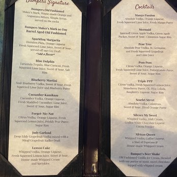 Bumpers Grill and Bar - Cocktails - American Near Me - Fairview, Oregon