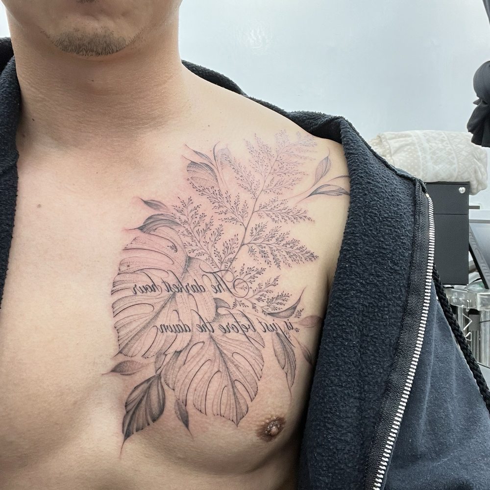 New Generation Tattoo - Right after the tattoo - Tattoo Near Me - San Jose, California
