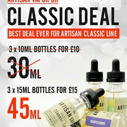 Artisan Vapor Company - The quality USA made e-liquids in better price.