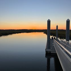 James Island County Park - Sunset at the fishing pier.
