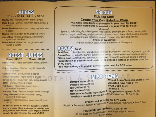 Menu photo 5 Juice King Smoothie & Salad Bar Middletown, NY Menu photo 5 Juice King Smoothie & Salad Bar Middletown, NY
