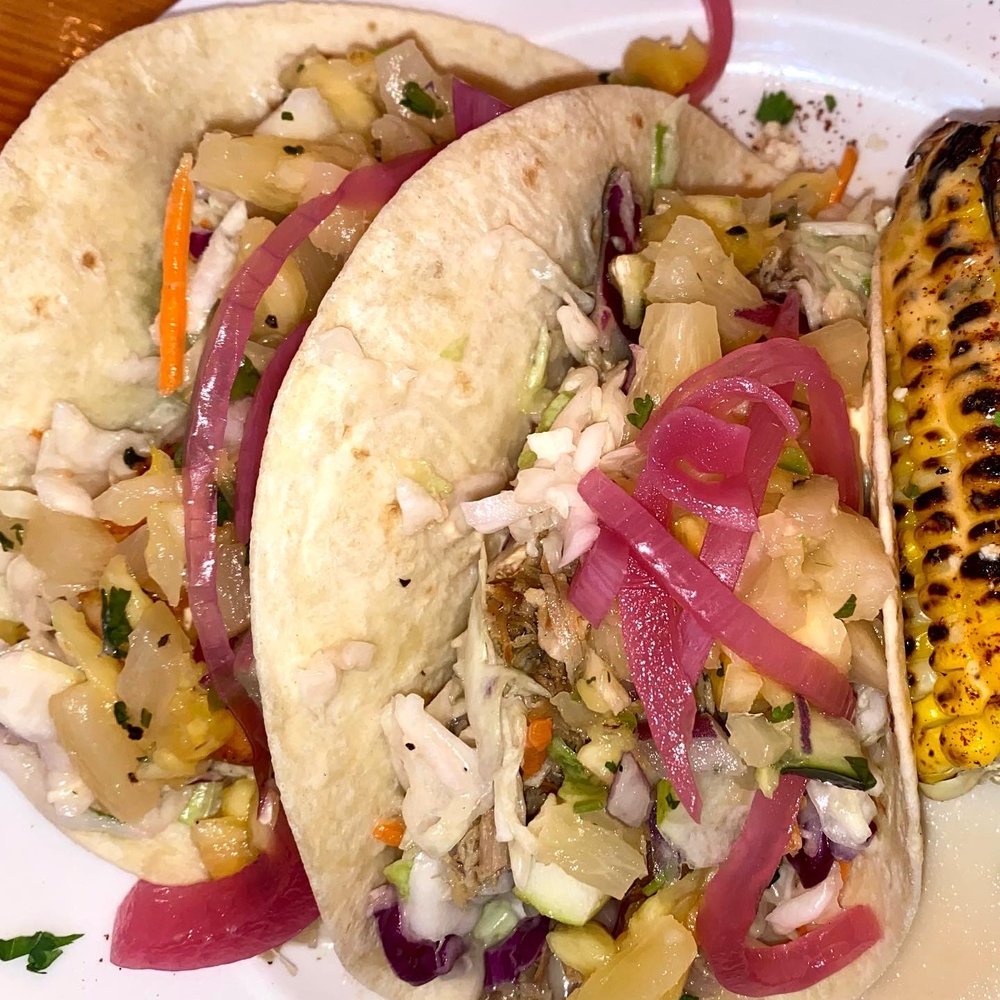 Hooks Chill & Grille - Pulled pork taco - Mexican Near Me - Ogunquit, Maine Hooks Chill & Grille - Pulled pork taco - Mexican Near Me - Ogunquit, Maine