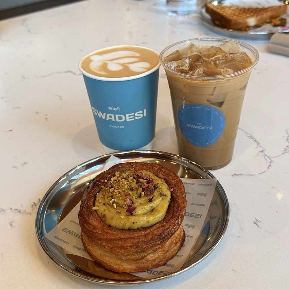 Swadesi Cafe - Salted Jaggery Caramel Lattes - Bakeries Near Me - Chicago, Illinois Swadesi Cafe - Salted Jaggery Caramel Lattes - Bakeries Near Me - Chicago, Illinois