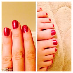 Perfect Touch Nail and Spa - Thank you for my beautiful holiday mani and pedi :)