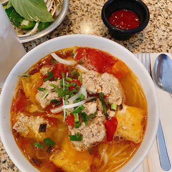 Rice & Noodles - Bun rieu cua (Crab, tofu noodle soup) - Vietnamese Near Me - Lancaster, Pennsylvania Rice & Noodles - Bun rieu cua (Crab, tofu noodle soup) - Vietnamese Near Me - Lancaster, Pennsylvania