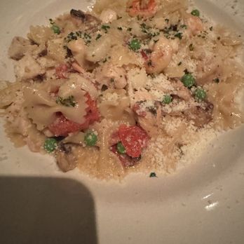 The Cheesecake Factory - Farfalle with Chicken and Roasted Garlic** and added shrimp - Desserts Near Me - Cerritos, California