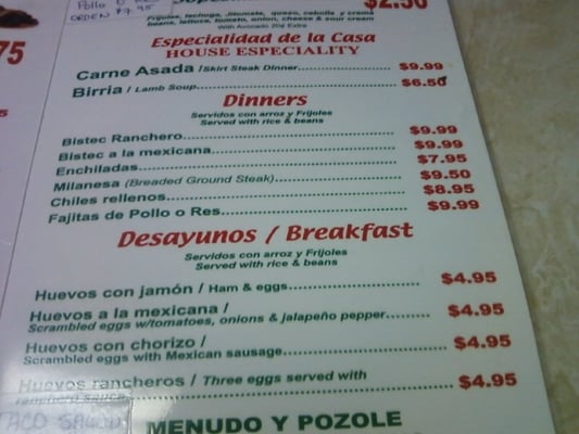 Menu photo 3 Taqueria Huentitan Chicago, IL