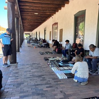 Santa Fe Plaza - Plaza with Native American vendors - Landmarks & Historical Buildings Near Me - Santa Fe, New Mexico