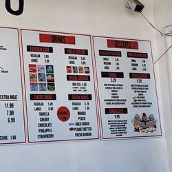 Patio Drive In - Menu as of 2/25/2024