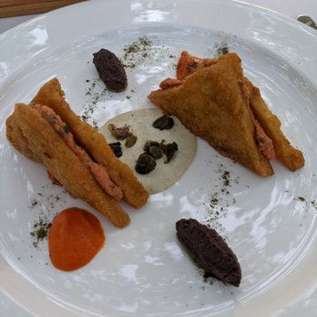 Urbino dei laghi - Fried polenta sandwich with chicken - Pizza Near Me - Pantiera, PU