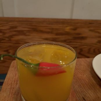 Fish Cheeks - Spicy Mango Margarita - Seafood Near Me - New York, New York Fish Cheeks - Spicy Mango Margarita - Seafood Near Me - New York, New York