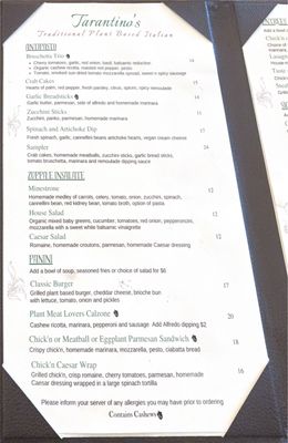 Menu photo 7 Tarantino's Vegan Las Vegas, NV Menu photo 7 Tarantino's Vegan Las Vegas, NV