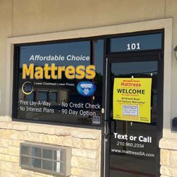Affordable Choice Mattress - Entrance to our showroom where all beds are set up and ready to try.