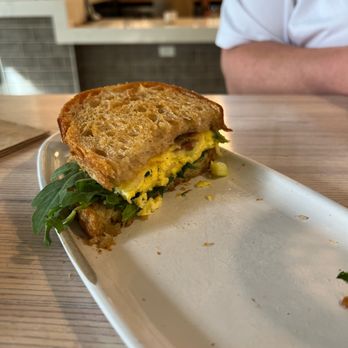 ā café - Breakfast sandwich.   It was pretty good! - Cafes Near Me - Boise, Idaho
