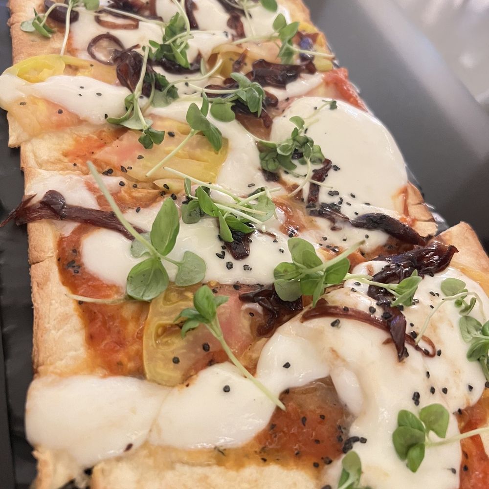 Terra Tempe Kitchen & Spirits - Buffalo Mozzarell Flatbread - Seafood Near Me - Tempe, Arizona Terra Tempe Kitchen & Spirits - Buffalo Mozzarell Flatbread - Seafood Near Me - Tempe, Arizona