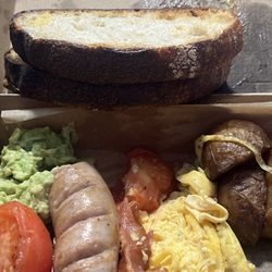The Return of Rad Cafe - Pale snarler, raw spuds, fluffy tomato, dry toast, raw potato. Ewe!