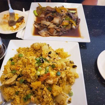 Thai Orchid - Pineapple Froed rice and Mongolian Beef - Thai Near Me - Banning, California