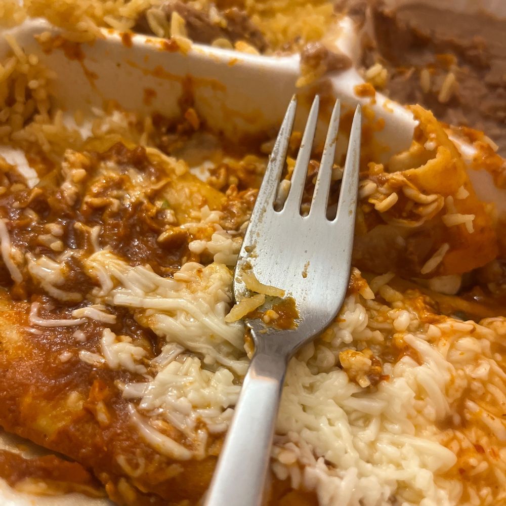 They didn't even warm this food up