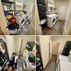 Soulstice Living - Laundry Room - before and after - Houston home organizer