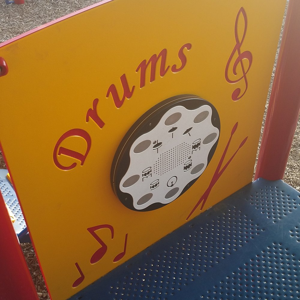 Trailhead Park - Interactive drums that mimic drum sounds - Parks Near Me - Austin, Texas
