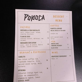 Popoca Oakland - Desert menu - Salvadoran Near Me - Oakland, California Popoca Oakland - Desert menu - Salvadoran Near Me - Oakland, California