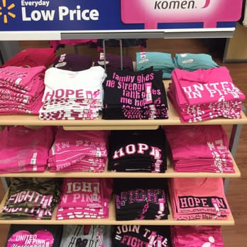 Walmart Supercenter - Great breast cancer awareness apparel - Department Stores Near Me - Destin, Florida