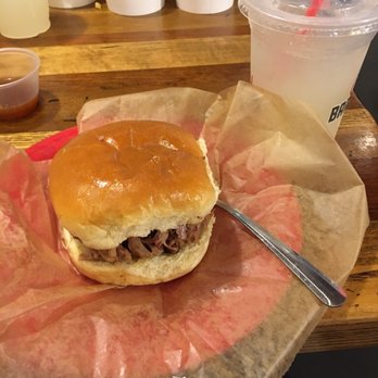 City Barbeque - Pulled pork sandwich, lemonade - Barbeque Near Me - Garner, North Carolina