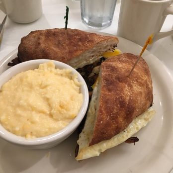 Briarpatch Restaurant - Mushroom sandwich and cheese grits - American Near Me - Winter Park, Florida