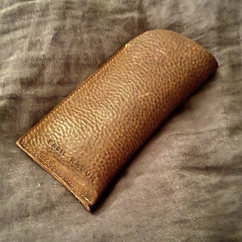 Basil Racuk - Leather glasses sleeve - Leather Goods Near Me - San Francisco, California Basil Racuk - Leather glasses sleeve - Leather Goods Near Me - San Francisco, California