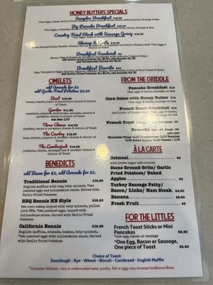 Menu photo 4 Honey Butter's Kitchen Williamsburg, VA