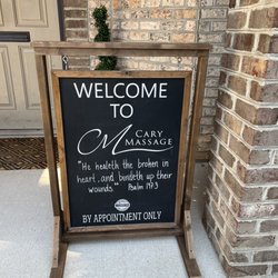 Cary Massage - Outdoor Sign