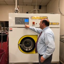 Steven's Town & Country Cleaners - Brand new dry cleaning machine.