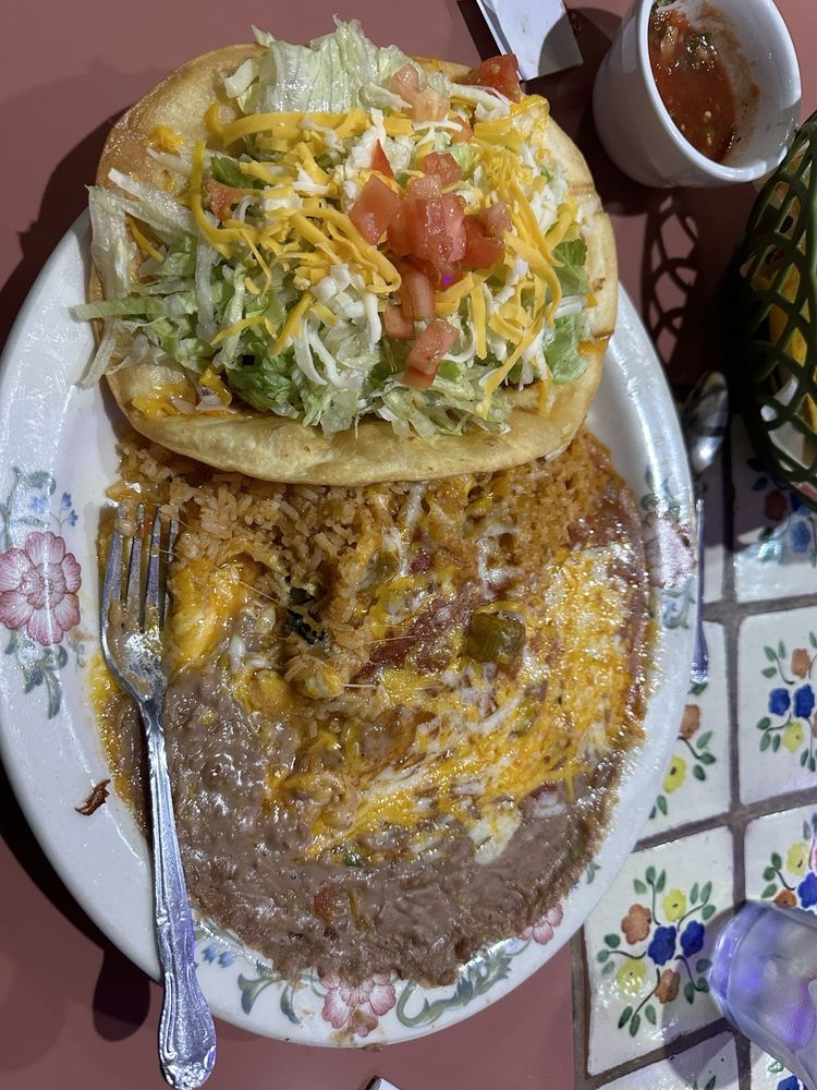 Food from El Sombrero Mexican Restaurant