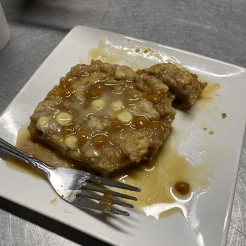 Seth's Lake Fork Creek - White chocolate and caramel bread pudding (no raisins) - Seafood Near Me - Quitman, Texas