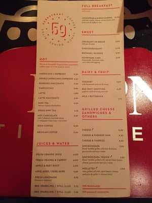 Menu photo 3 Kerkstraat 59 Amsterdam, NH