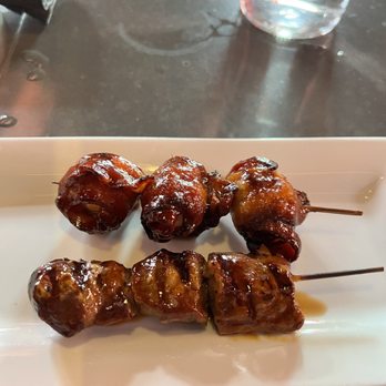 Umami - Grilled skewers Top: Bacon Quail Egg Robatayaki Bottom: Prime strip streak Robatayaki - Sushi Bars Near Me - Pittsburgh, Pennsylvania Umami - Grilled skewers Top: Bacon Quail Egg Robatayaki Bottom: Prime strip streak Robatayaki - Sushi Bars Near Me - Pittsburgh, Pennsylvania